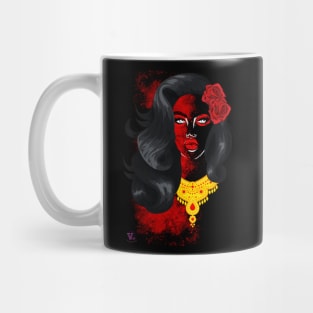 Lady in red Mug